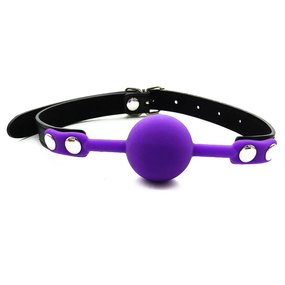 Soft Silicone Gag Ball Sex Toys Open Mouth Gag BDSM Bondage Mouth Ball Woman Couples Adult Games Erotic Accessories Harness