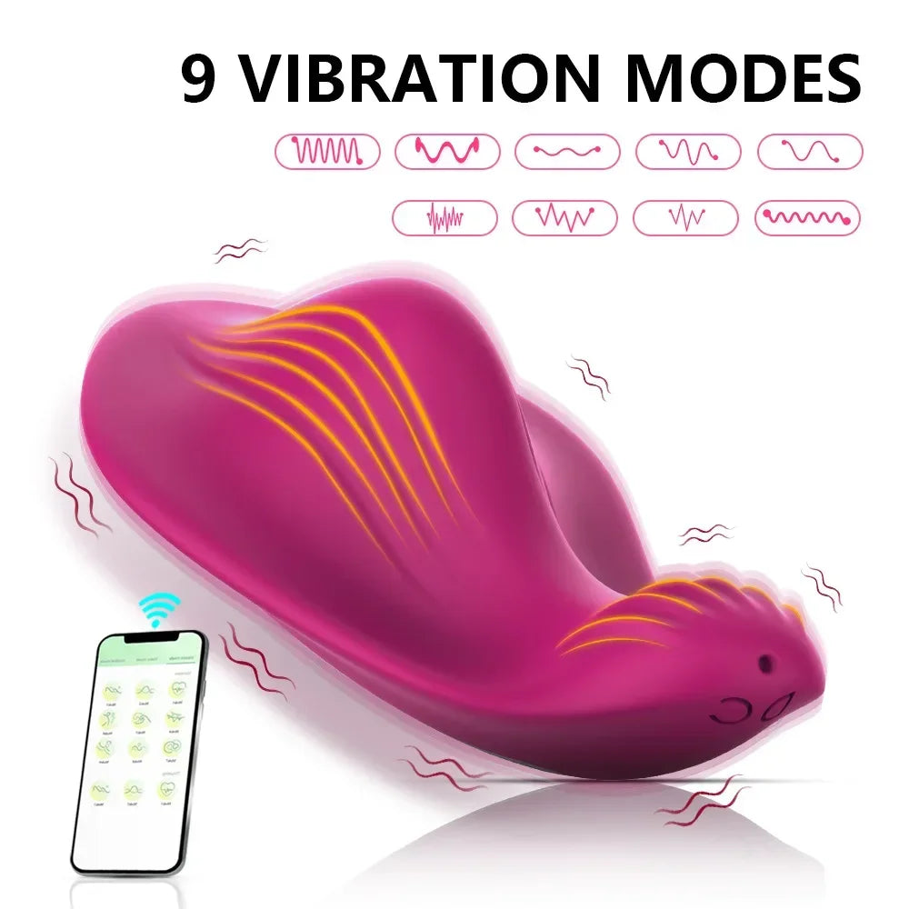 Mini Clitoris Vibrator Female Wearable Panties Vibrator Clit Stimulator APP Control Aldult Sex Toy for Women Couples Masturbator